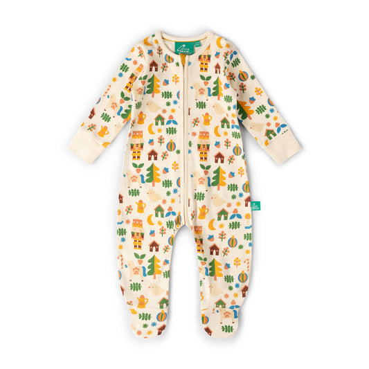 Toy Box Zip Organic Babygrow
