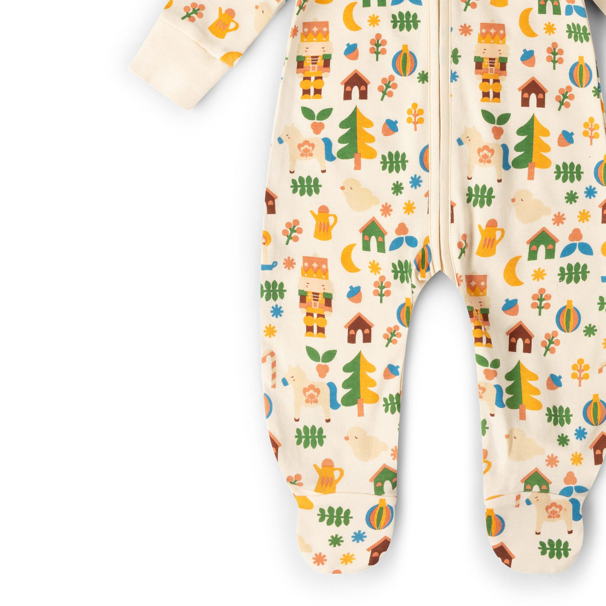 Toy Box Zip Organic Babygrow