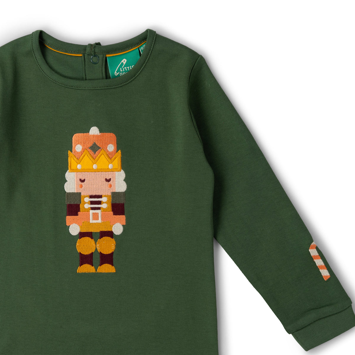 Little Green Radicals Toy Box Appliqué Long Sleeve T-Shirt