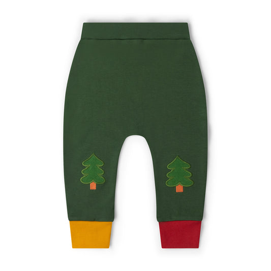 Little Green Radicals Woodland World Knee Patch Joggers