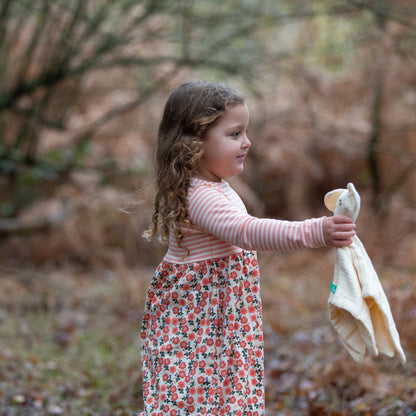 Little Green Radicals Petals Easy Peasy Long Sleeve Dress