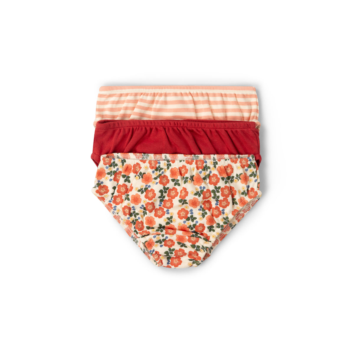 Little Green Radicals Petals Organic Underwear 3 Pack