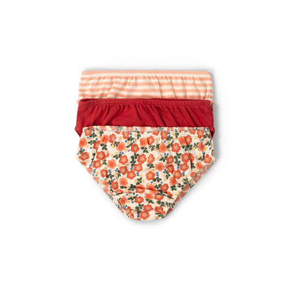 Little Green Radicals Petals Organic Underwear 3 Pack