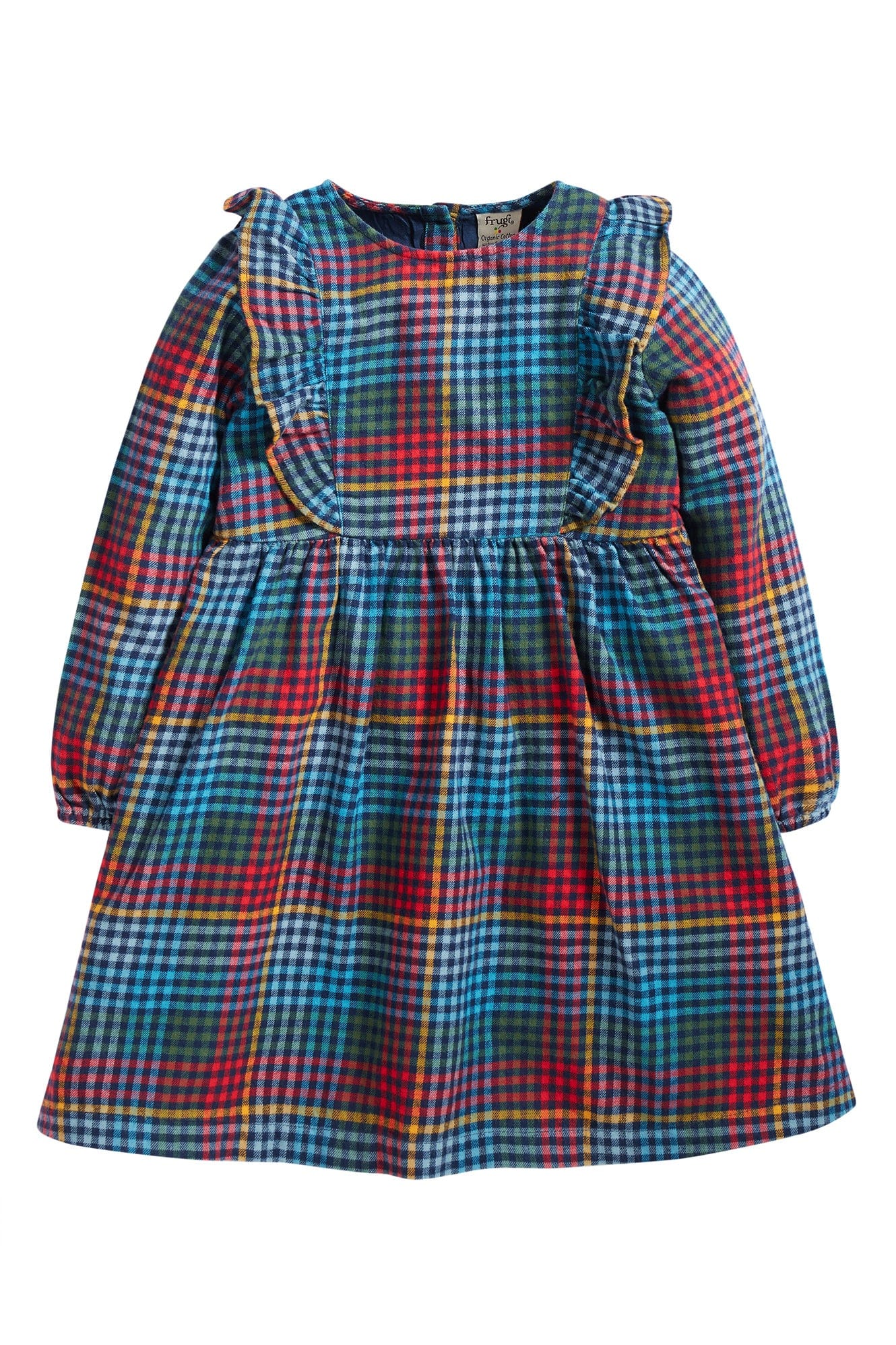 Agnes Dress Indigo Check [only 6-7 Years left]