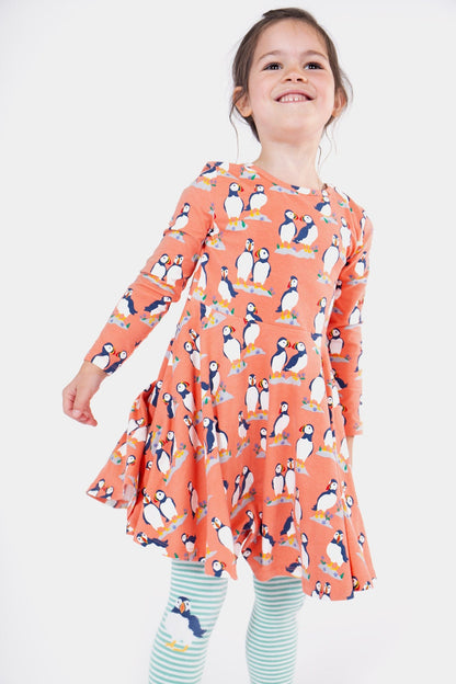 Sofia Puffin Pals Skater Dress [only 4-5 & 9-10 Years left]