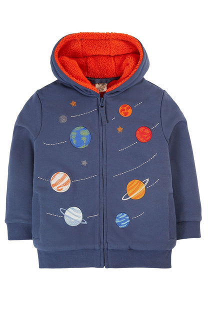 Ted Fleece Lined Planets Hoody