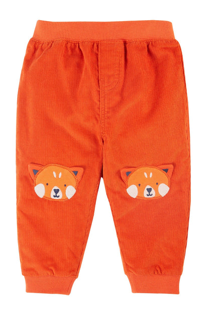 Cassius Red Panda Cord Trousers