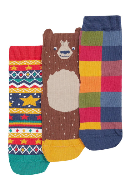 Rock My Socks Bear - 3 Pack