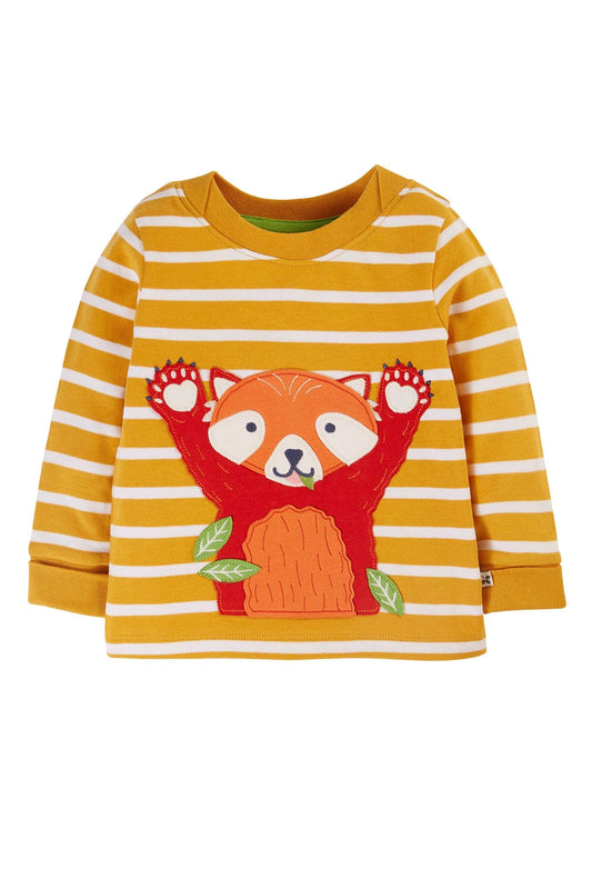 Easy On Top Gold Breton Stripe/Red Panda