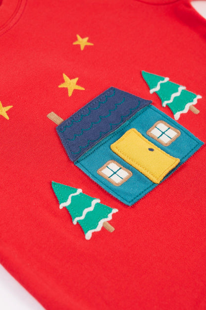 Ira Interactive Applique Top Winter Cottage