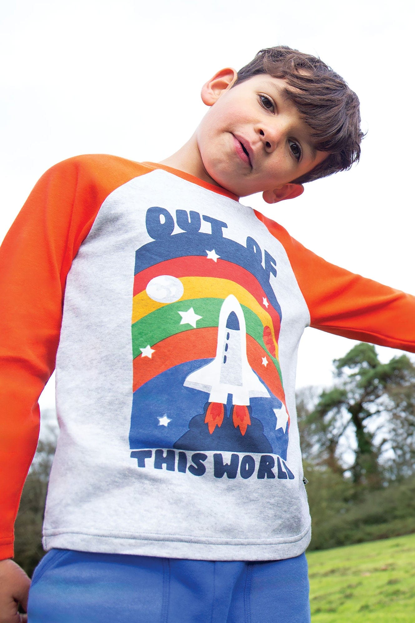 Tamar Raglan Top Out Of This World