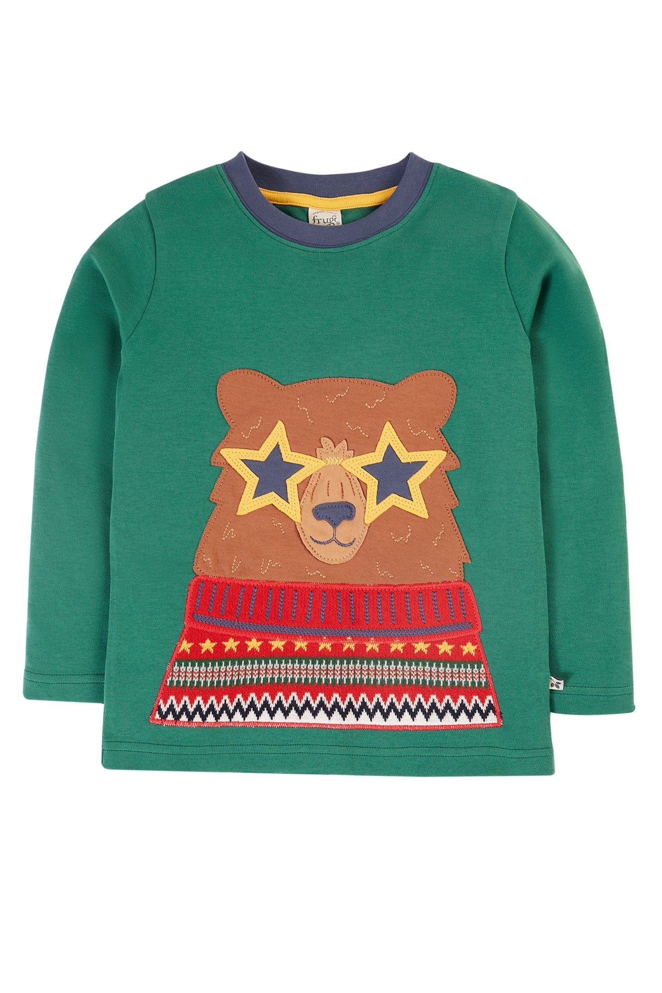 Terrific Appliqué Top Fairisle Bear