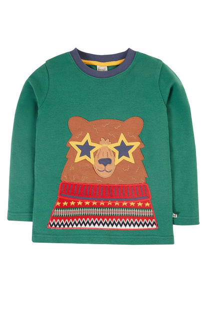 Terrific Appliqué Top Fairisle Bear