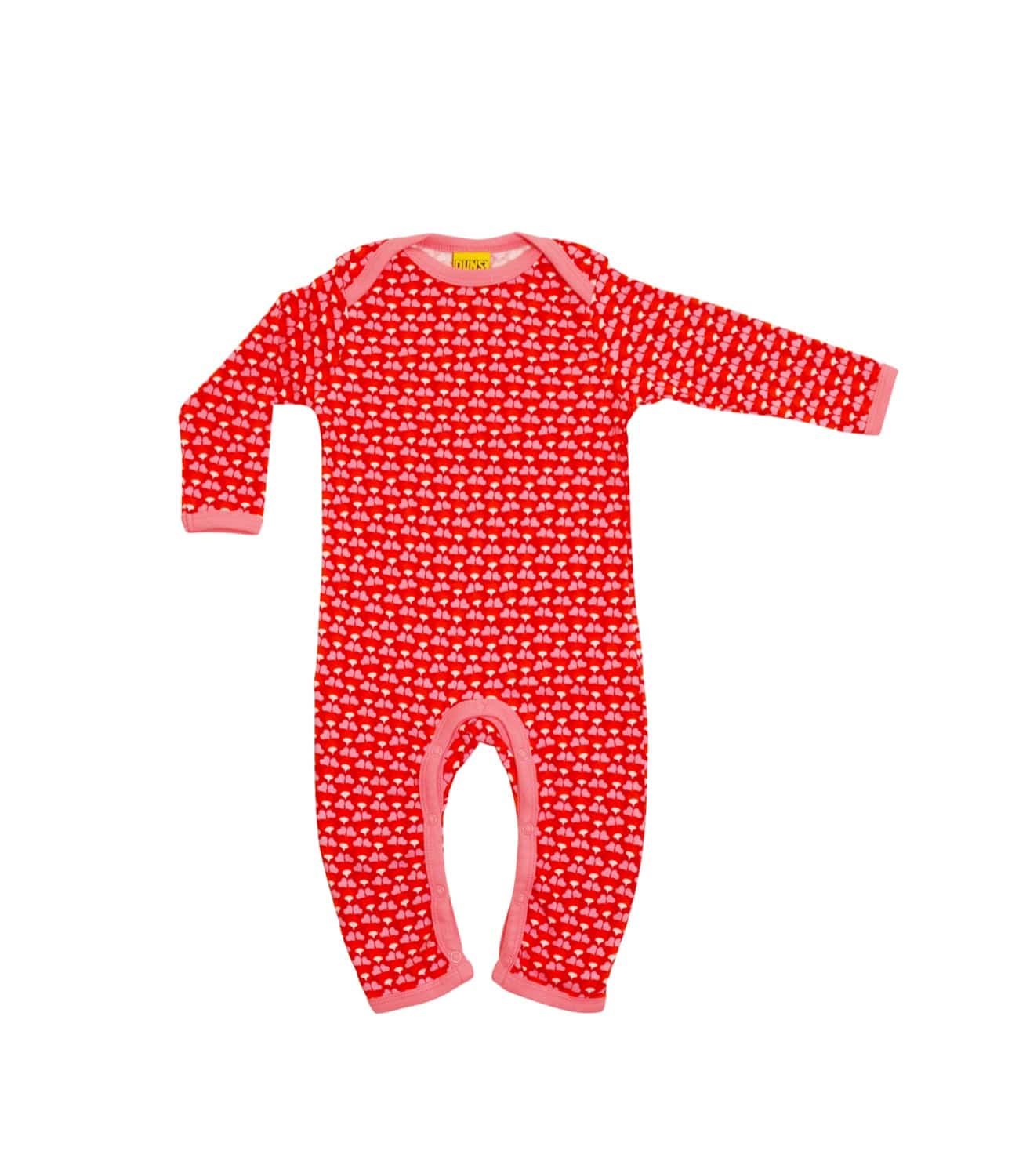 Mini Radish Long Sleeve Suit Cerise