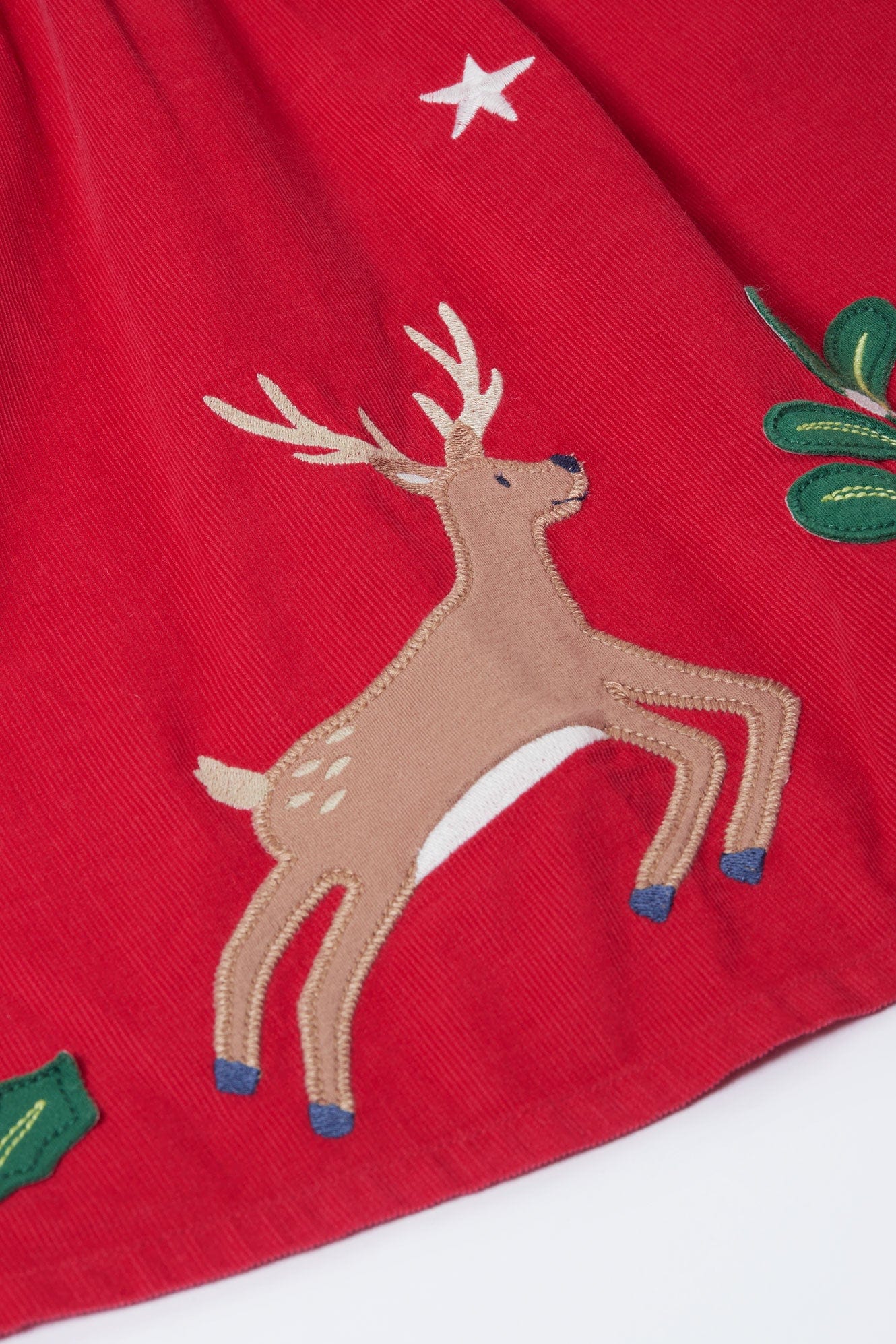 Peony Cord Dress Berry Red/Robin