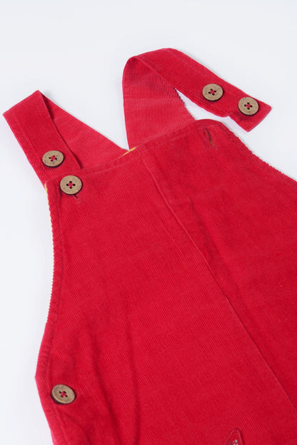 Cory Cord Dungaree Berry Red/Star