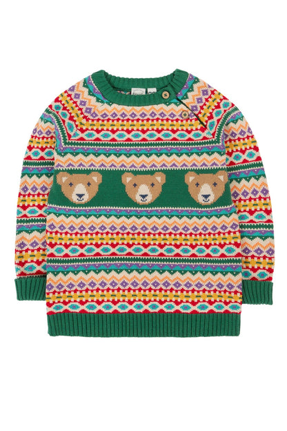 Fowey Bear Fairisle Knitted Jumper