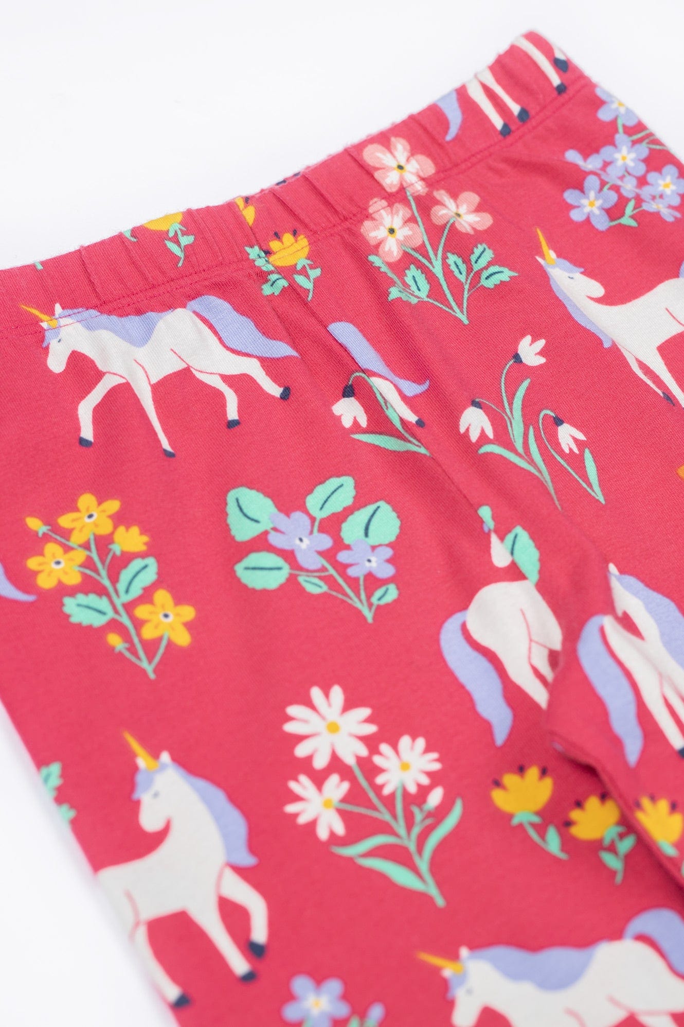 Libby Printed Leggings Rose Unicorn Floral