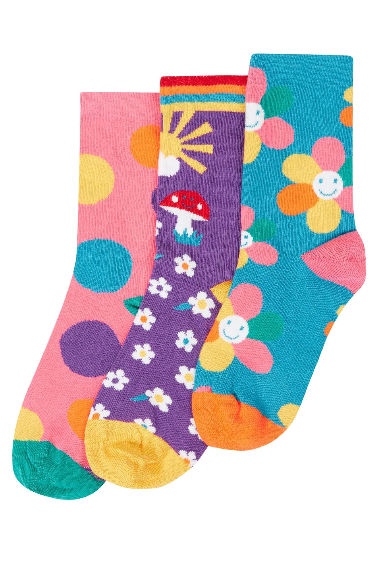 Rock My Socks Flower 3 Pack