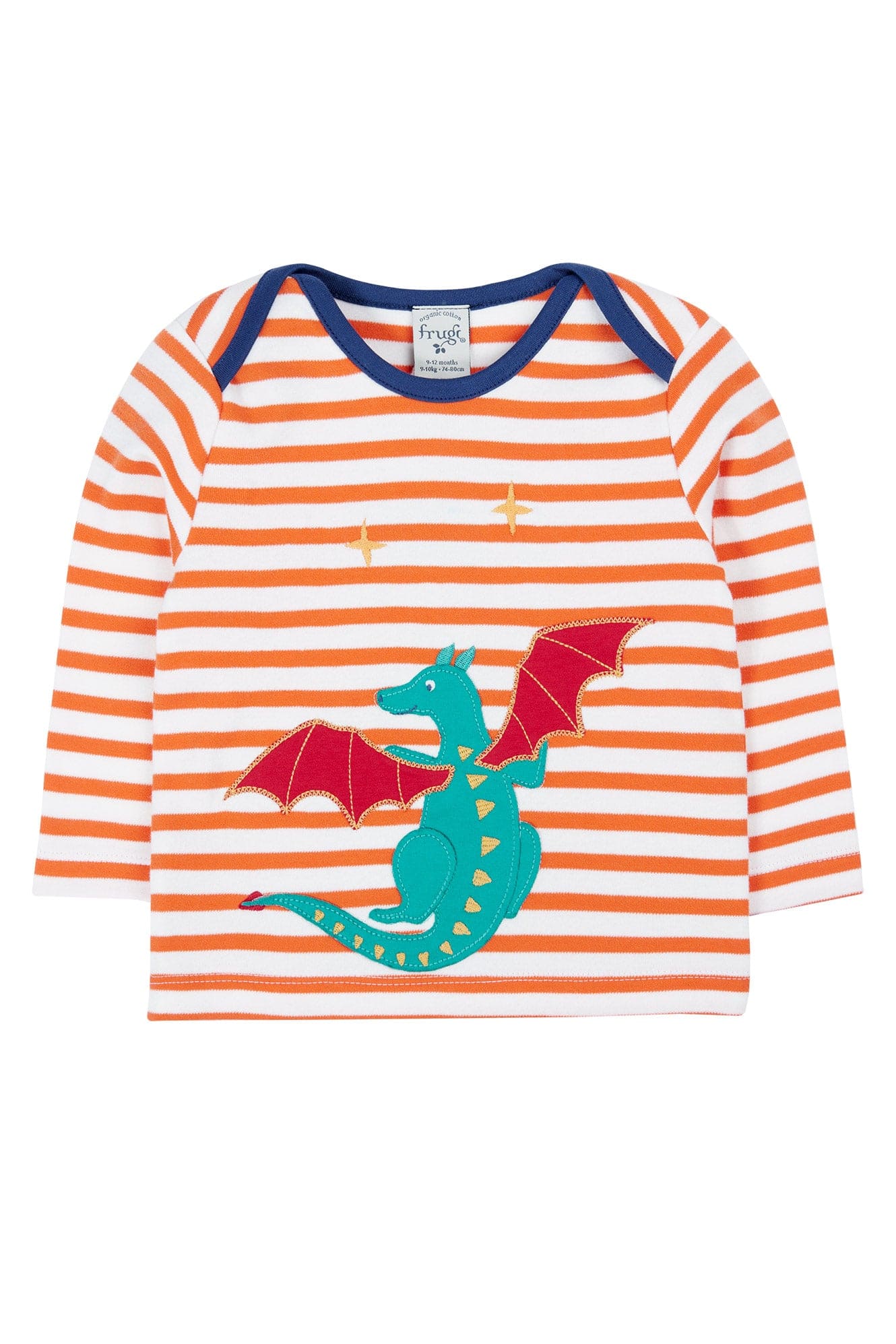 Bobby Applique Top Salamander Stripe/Dragon