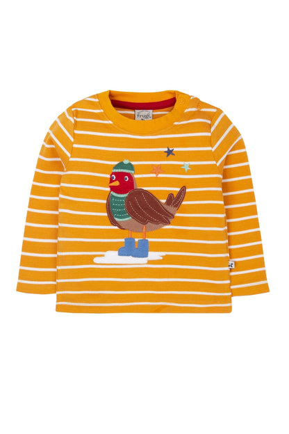 Discovery Appliqué Top Gold Breton/Robin