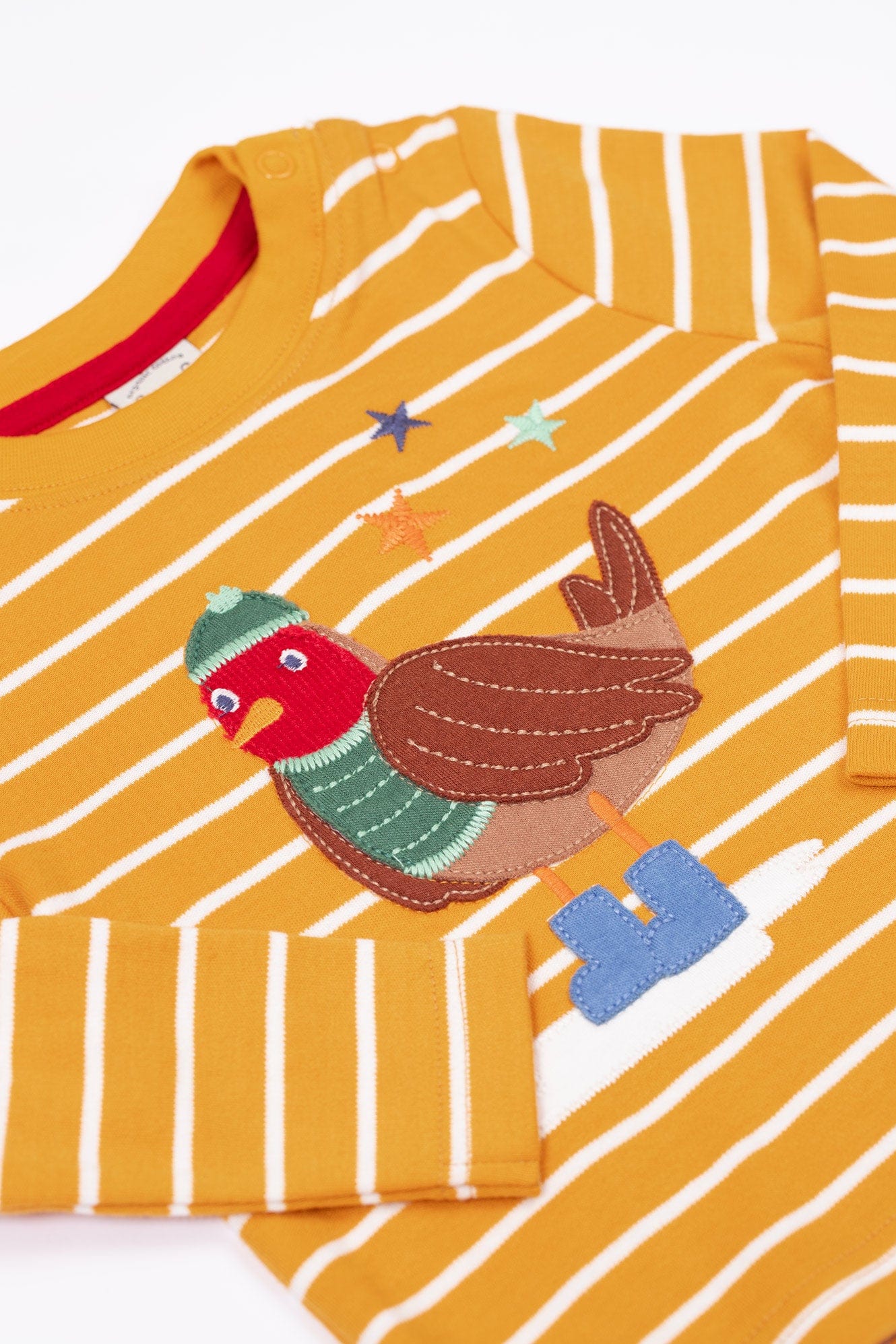 Discovery Appliqué Top Gold Breton/Robin