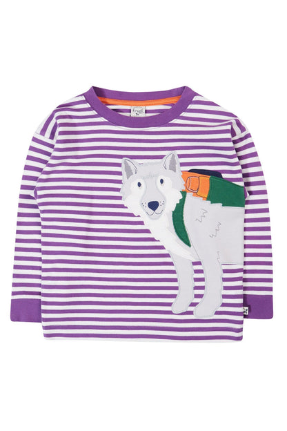 Otis Circular Top Violet Stripe/Wolf