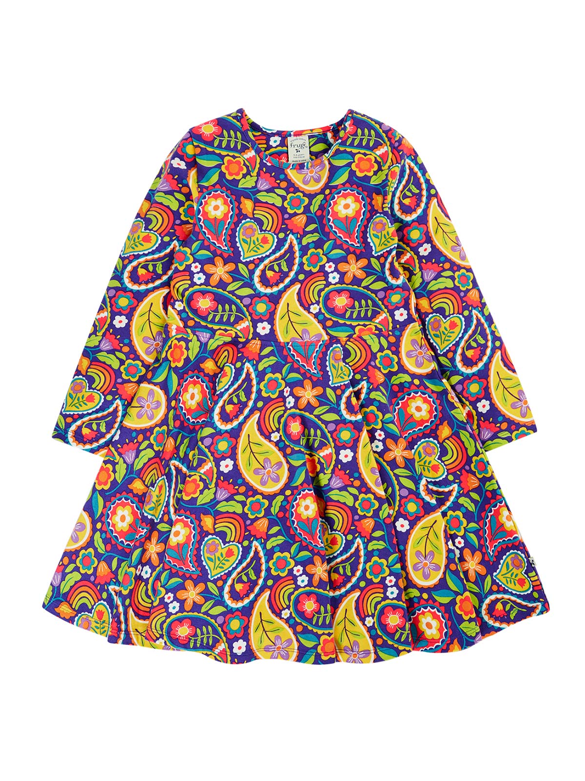 Frugi Sofia Skater Dress Pretty Paisley