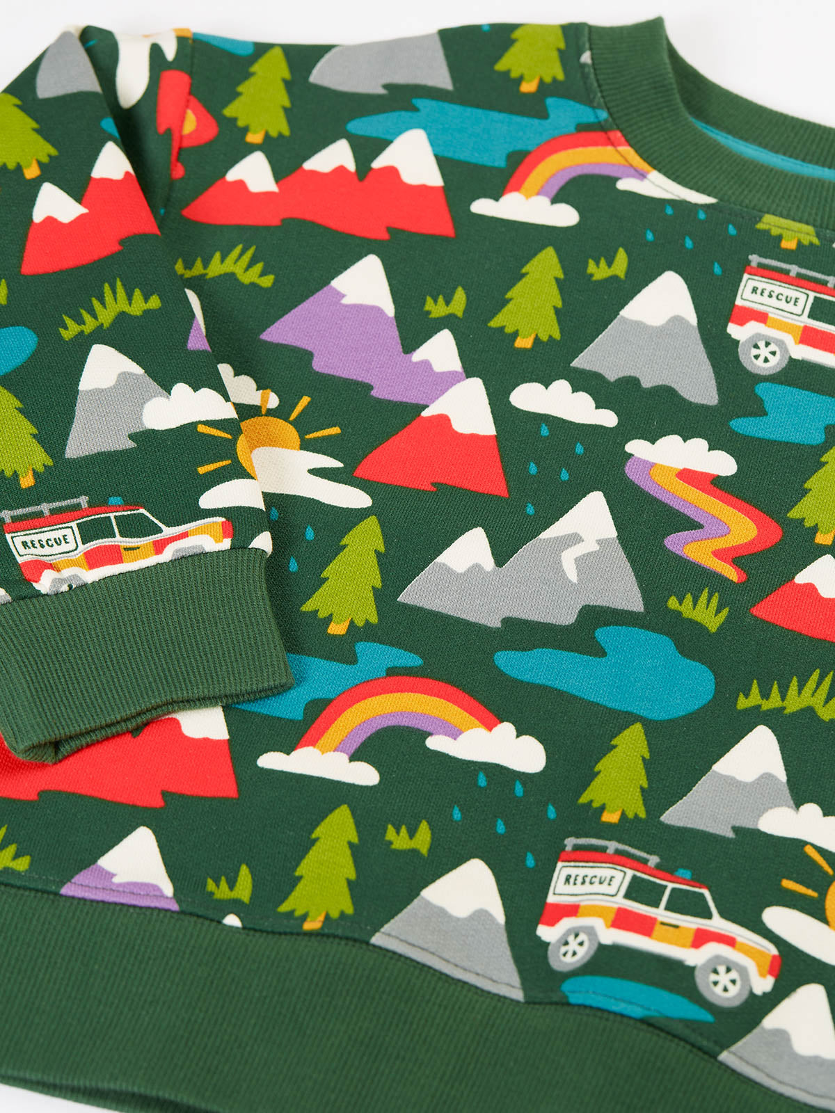 Frugi Superb Sweatshirt Rescue Trails