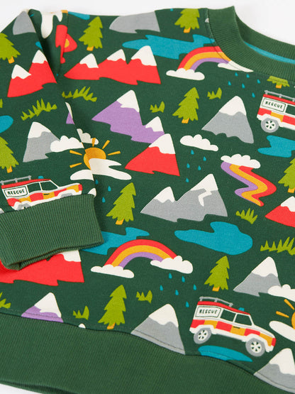 Frugi Superb Sweatshirt Rescue Trails