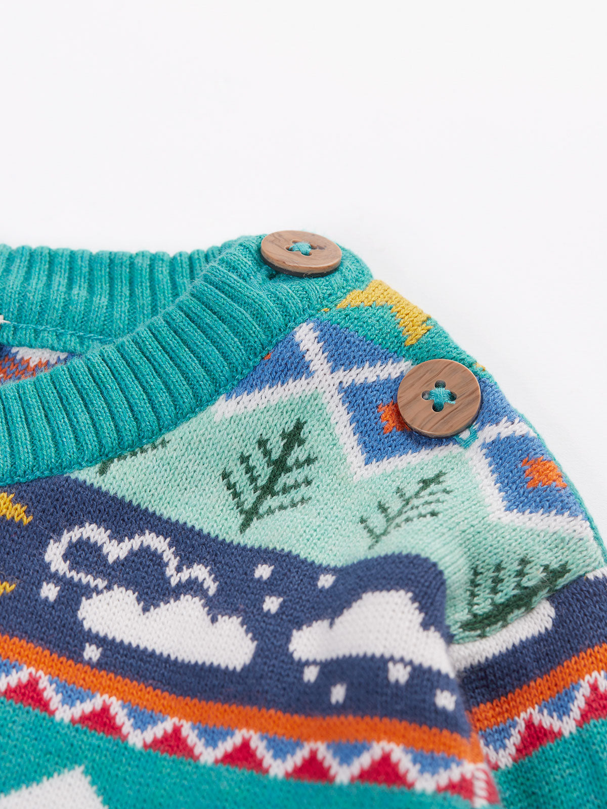 Frugi Forest Fairisle Jumper Festive Fair Isle