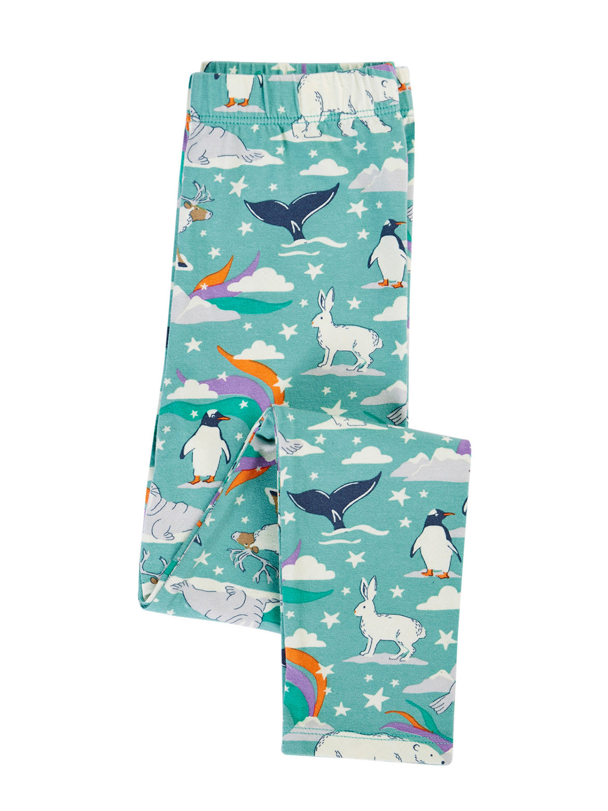 Frugi Libby Printed Leggings Polar Aurora