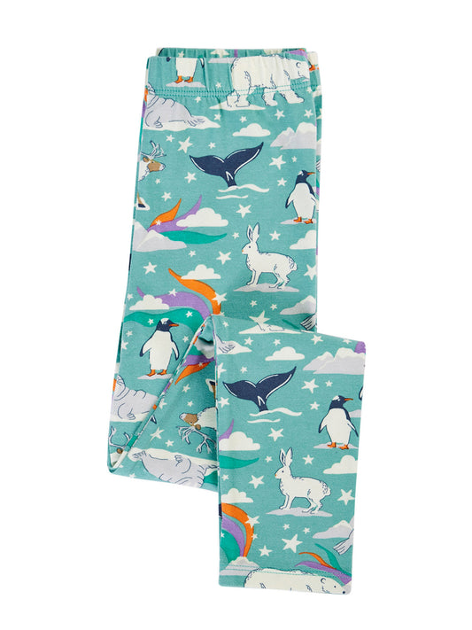 Frugi Libby Printed Leggings Polar Aurora
