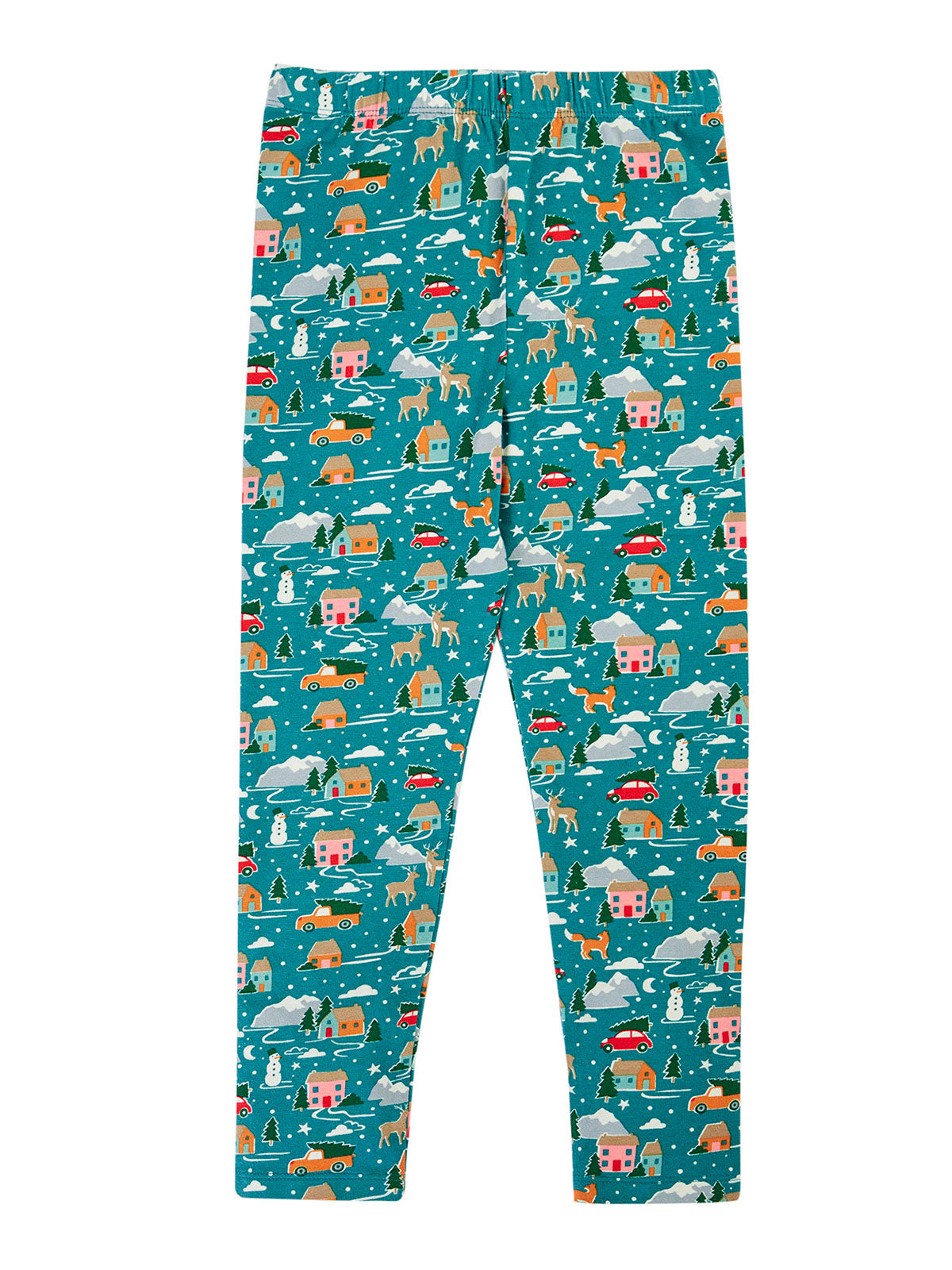 Frugi Libby Printed Leggings Winter Drives