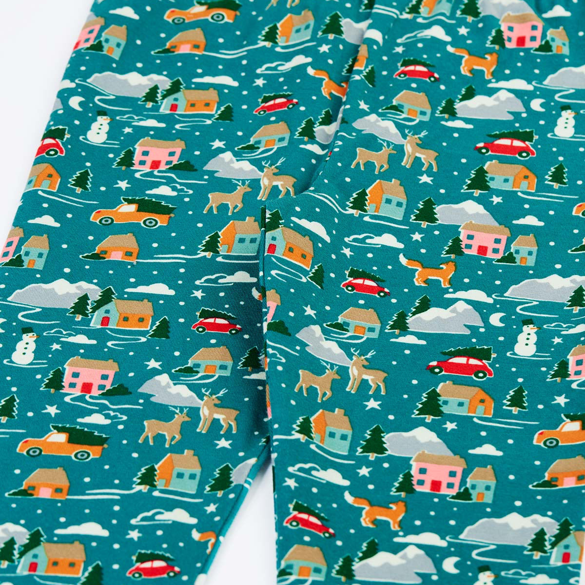 Frugi Libby Printed Leggings Winter Drives