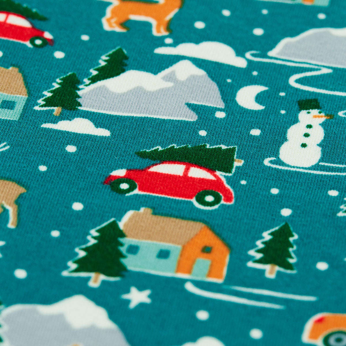 Frugi Libby Printed Leggings Winter Drives