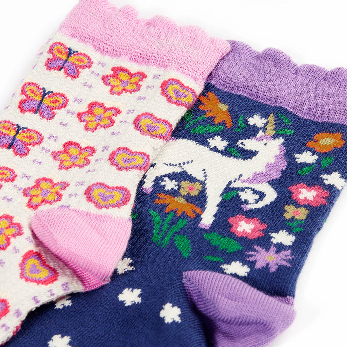 Frugi Frill Socks 2 Pack Magical Multipack