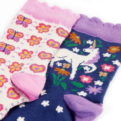 Frugi Frill Socks 2 Pack Magical Multipack