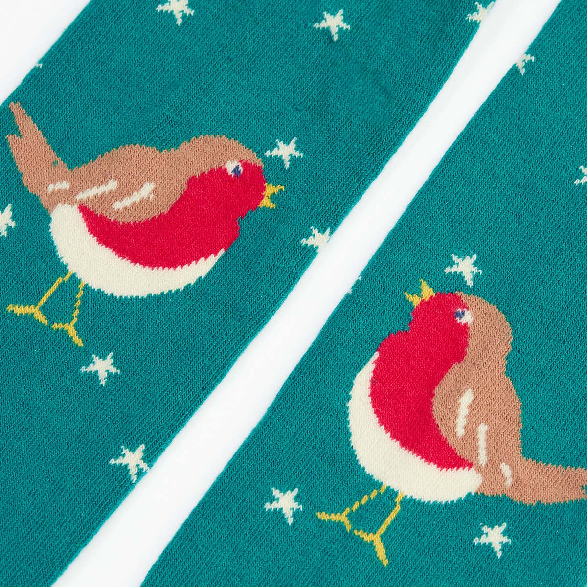 Frugi Norah Tights Hut Green Star/Robin