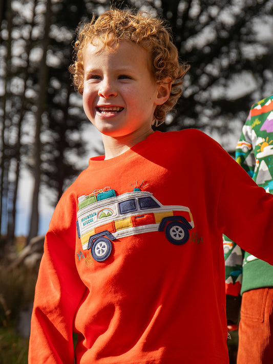 Frugi Owen Circular Top Fire/Vehicle