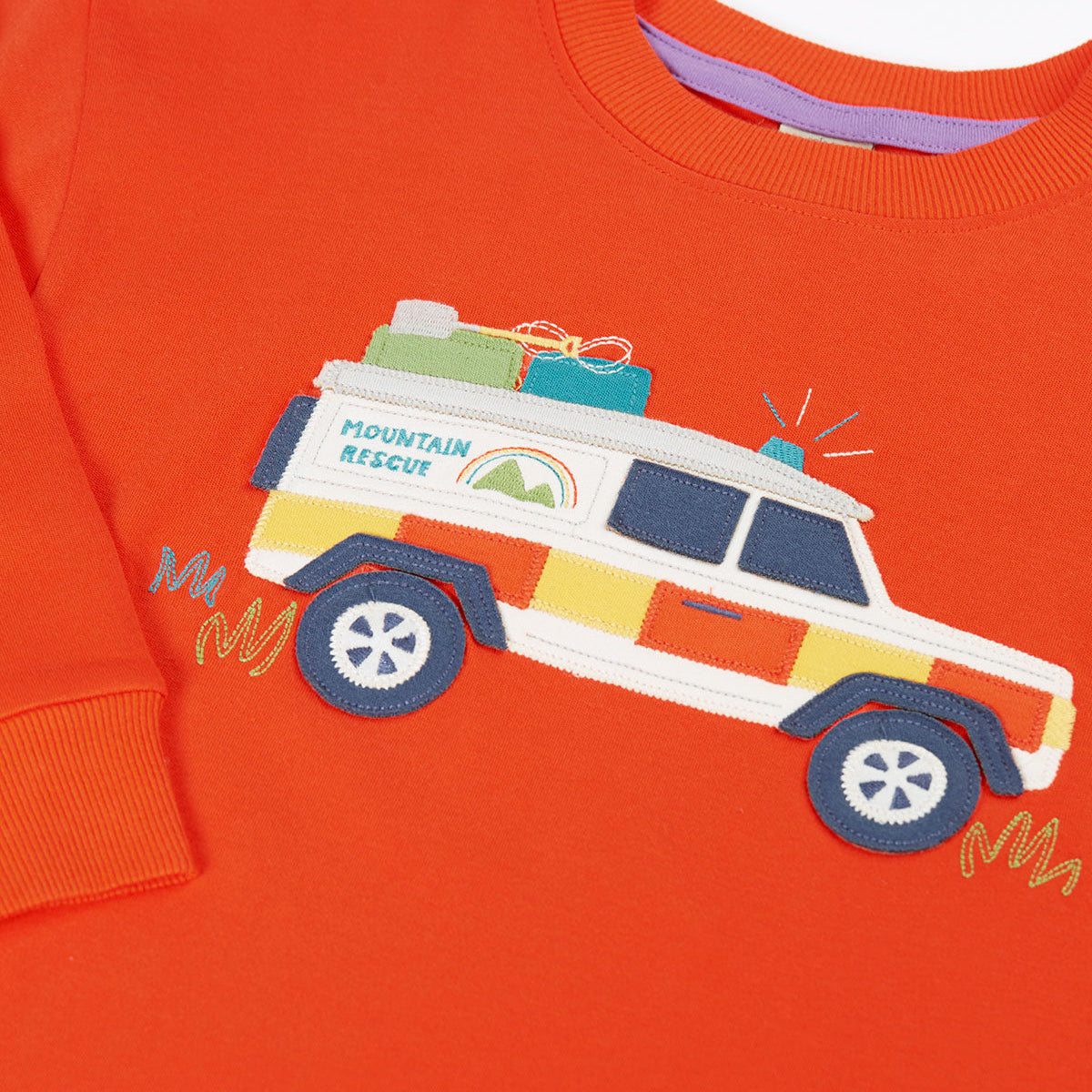 Frugi Owen Circular Top Fire/Vehicle