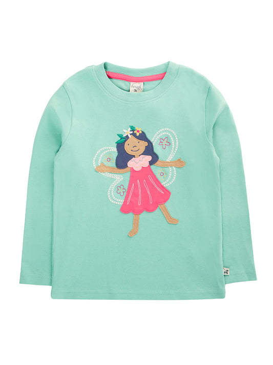 Frugi Adventure Circular Top Moss/Fairy