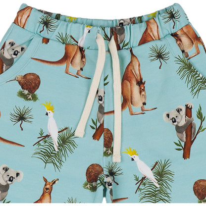 Walkiddy Australian Animals Sweatshorts