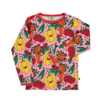 Vegetables Long Sleeve Shirt Sea Pink [only 9-10 Year left]