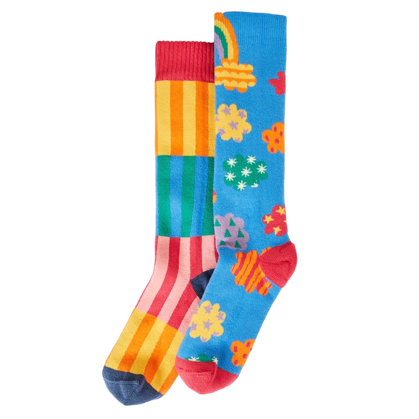 Brilliant Boot Socks 2 Pack Fun Frenzy Multipack
