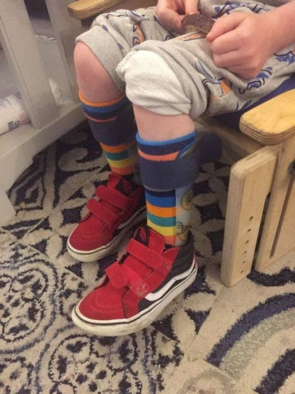 Bamboo Rainbow Stripe Knee High Socks