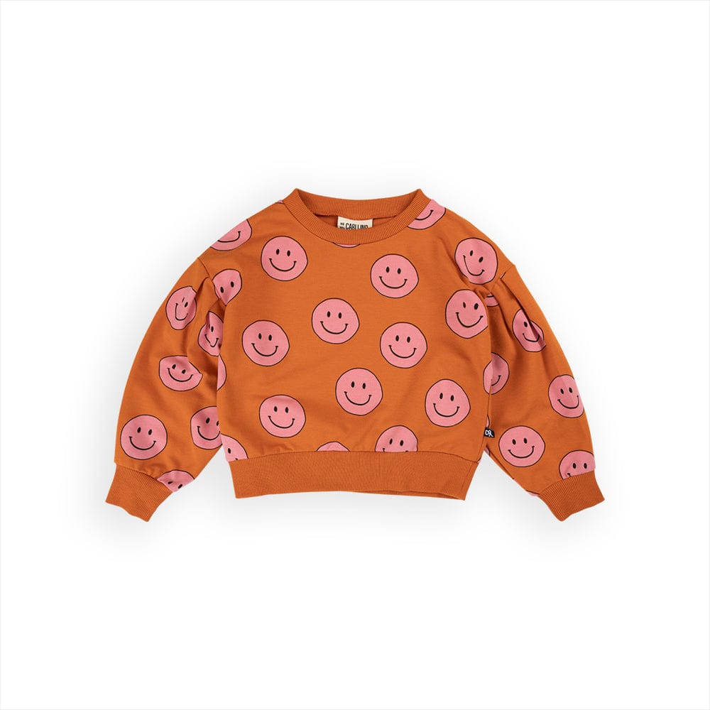 Happy Face Pink Sweatshirt