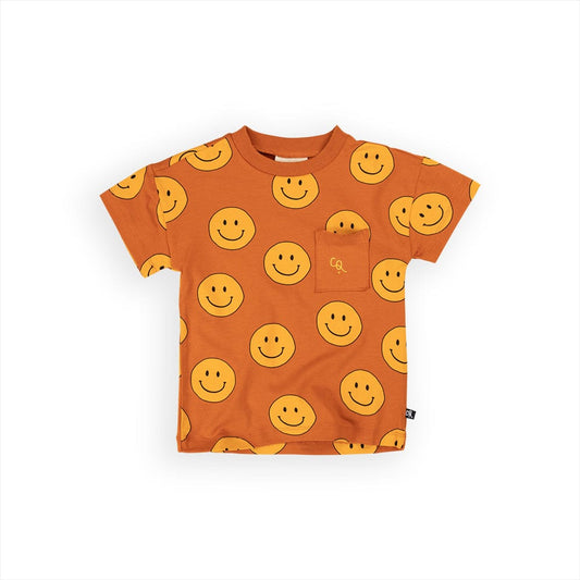 Happy Face Crewneck T-Shirt