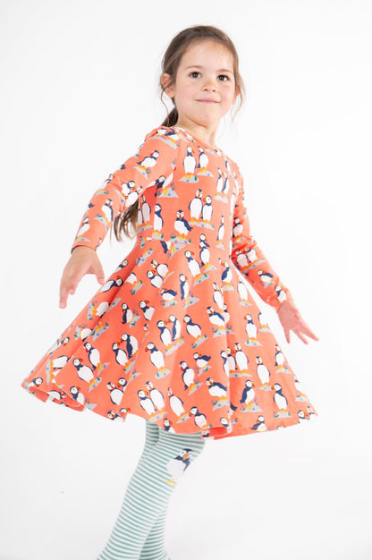 Sofia Puffin Pals Skater Dress [only 4-5 & 9-10 Years left]