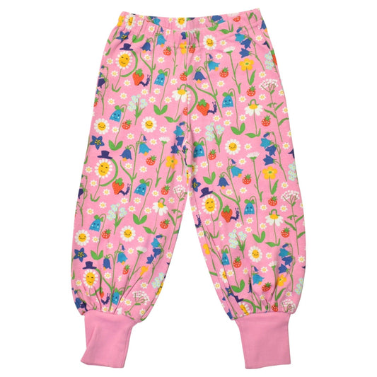 Happy Flower Baggy Pants